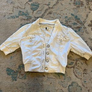 White House Black Market Cropped Jacket